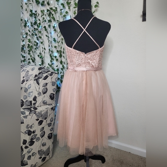 💚HP💚NWT Mori Lee by Madeline Gardner Beaded Corset Ballerina Tulle Skirt Dress - Picture 8 of 16